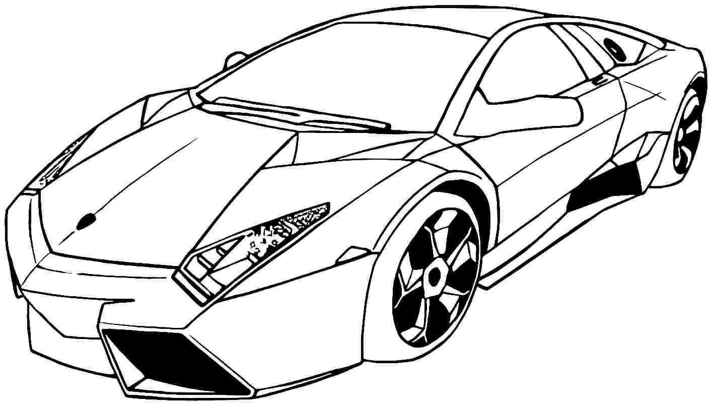 Drawing Sports car / Tuning 20 Transportation – Printable ...