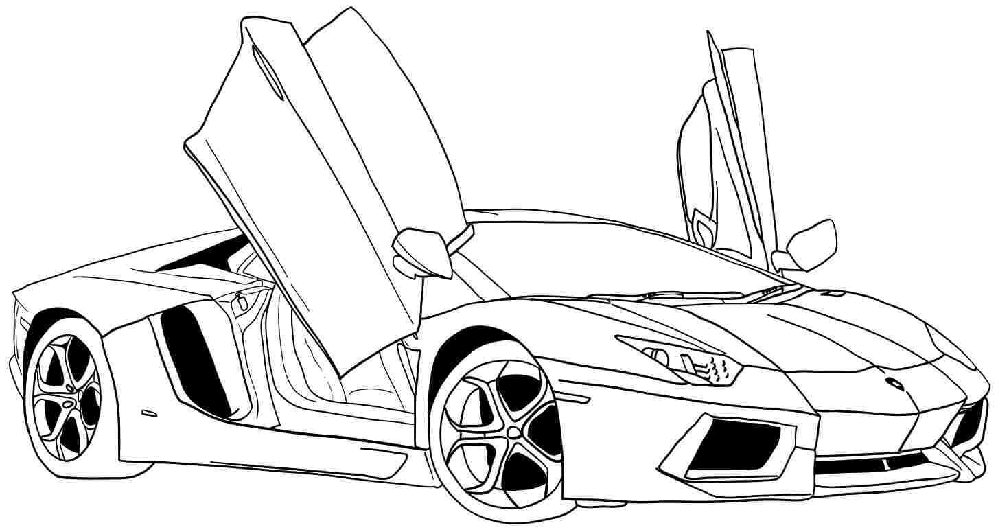 Coloring page: Sports car / Tuning (Transportation) #146925 - Free Printable Coloring Pages