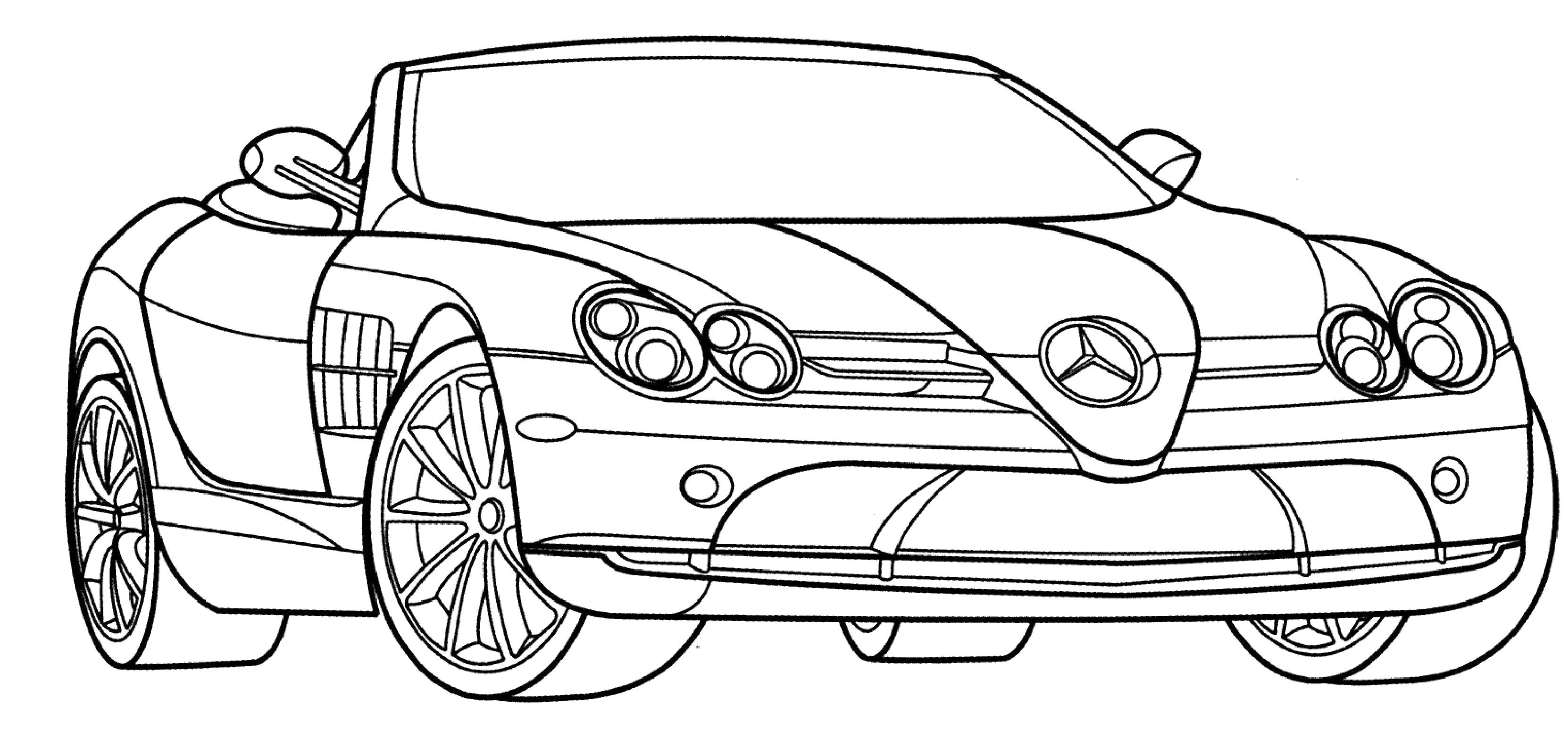 Coloring page: Sports car / Tuning (Transportation) #146926 - Free Printable Coloring Pages