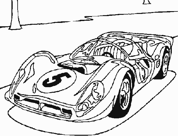 Coloring page: Sports car / Tuning (Transportation) #146935 - Free Printable Coloring Pages