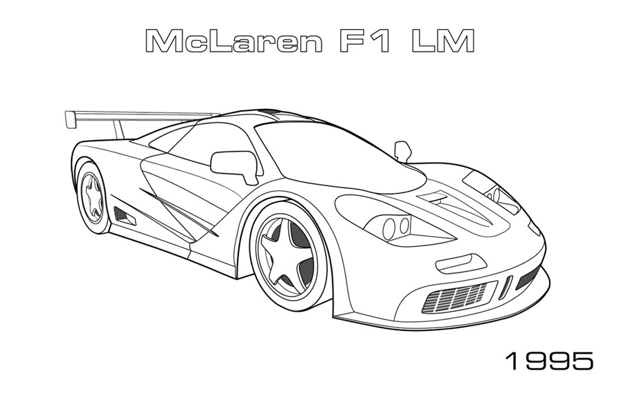 Coloring page: Sports car / Tuning (Transportation) #146945 - Free Printable Coloring Pages