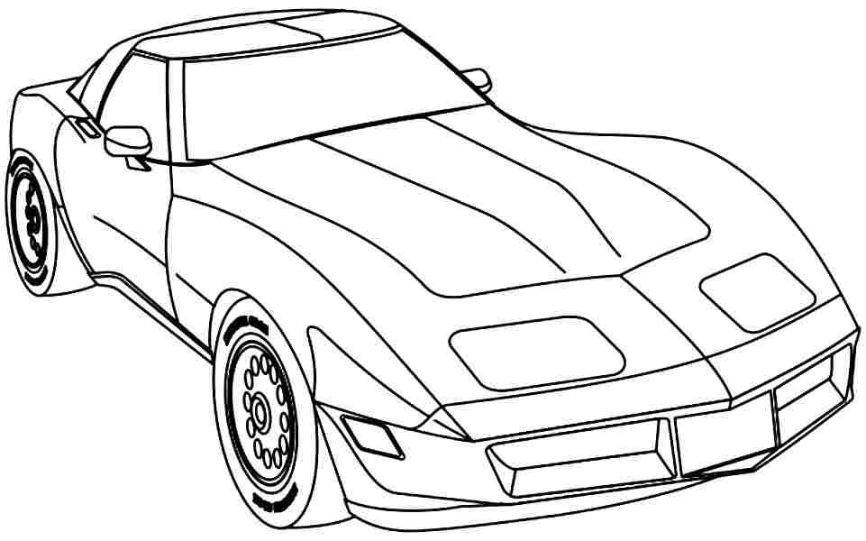Coloring page: Sports car / Tuning (Transportation) #146951 - Free Printable Coloring Pages