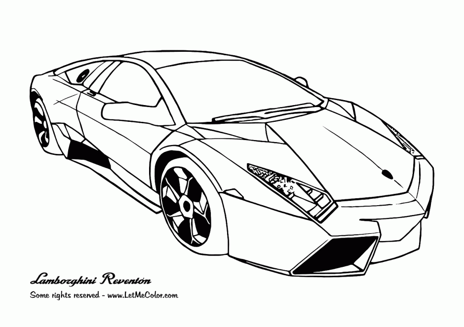 Coloring page: Sports car / Tuning (Transportation) #146958 - Free Printable Coloring Pages