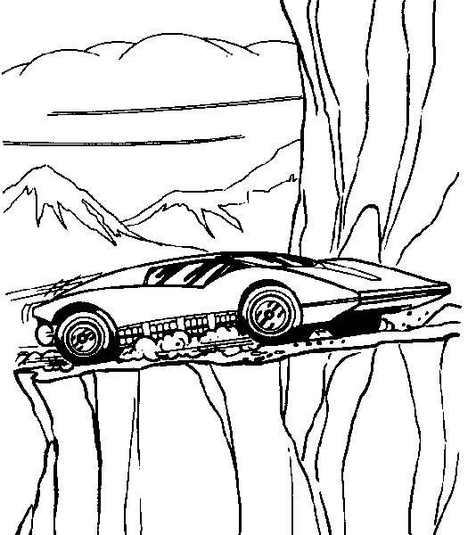 Coloring page: Sports car / Tuning (Transportation) #146976 - Free Printable Coloring Pages