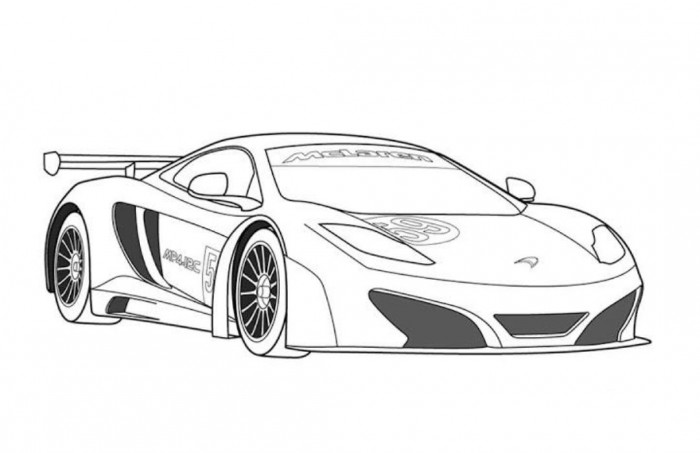 Coloring page: Sports car / Tuning (Transportation) #146979 - Free Printable Coloring Pages