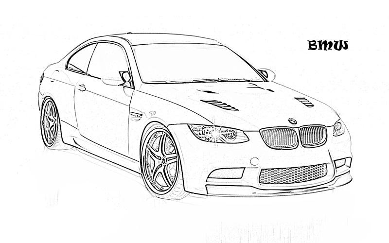 Coloring page: Sports car / Tuning (Transportation) #146981 - Free Printable Coloring Pages