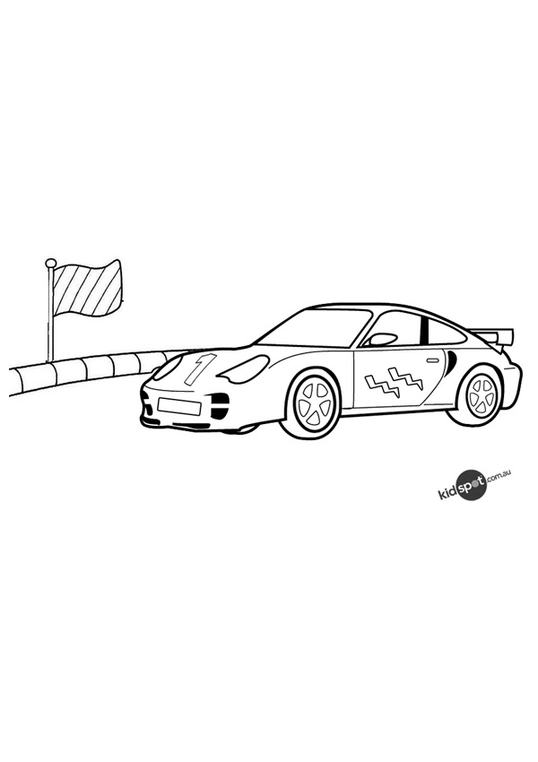 Coloring page: Sports car / Tuning (Transportation) #146990 - Free Printable Coloring Pages