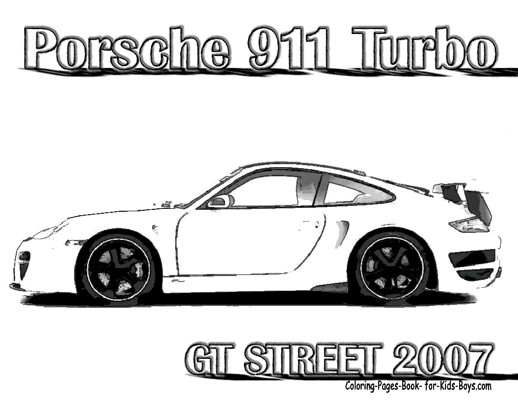 Coloring page: Sports car / Tuning (Transportation) #146995 - Free Printable Coloring Pages