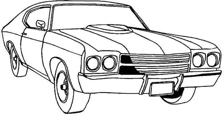 Coloring page: Sports car / Tuning (Transportation) #147000 - Free Printable Coloring Pages