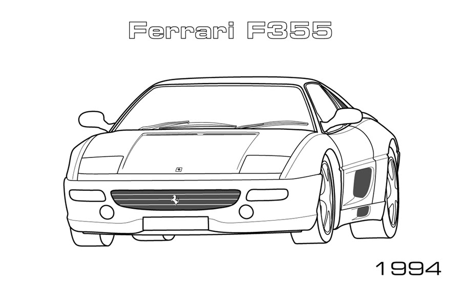 Coloring page: Sports car / Tuning (Transportation) #147004 - Free Printable Coloring Pages