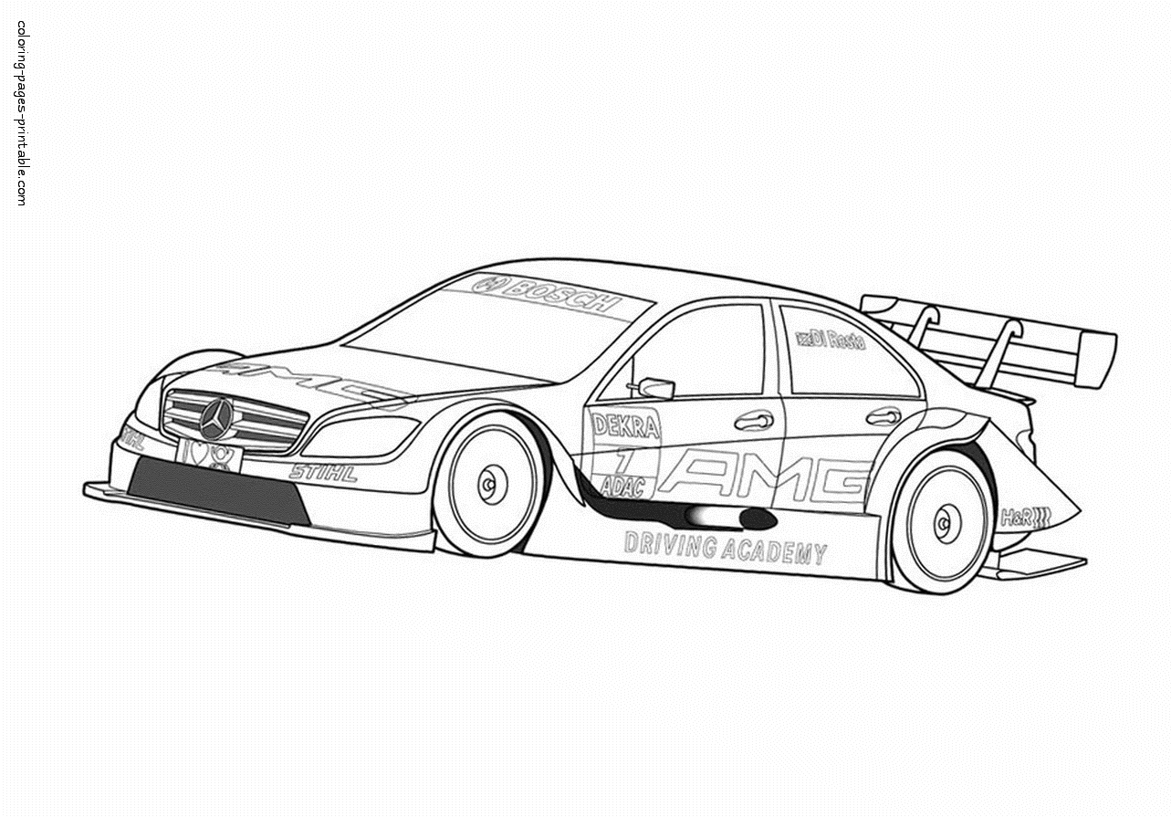 Coloring page: Sports car / Tuning (Transportation) #147008 - Free Printable Coloring Pages