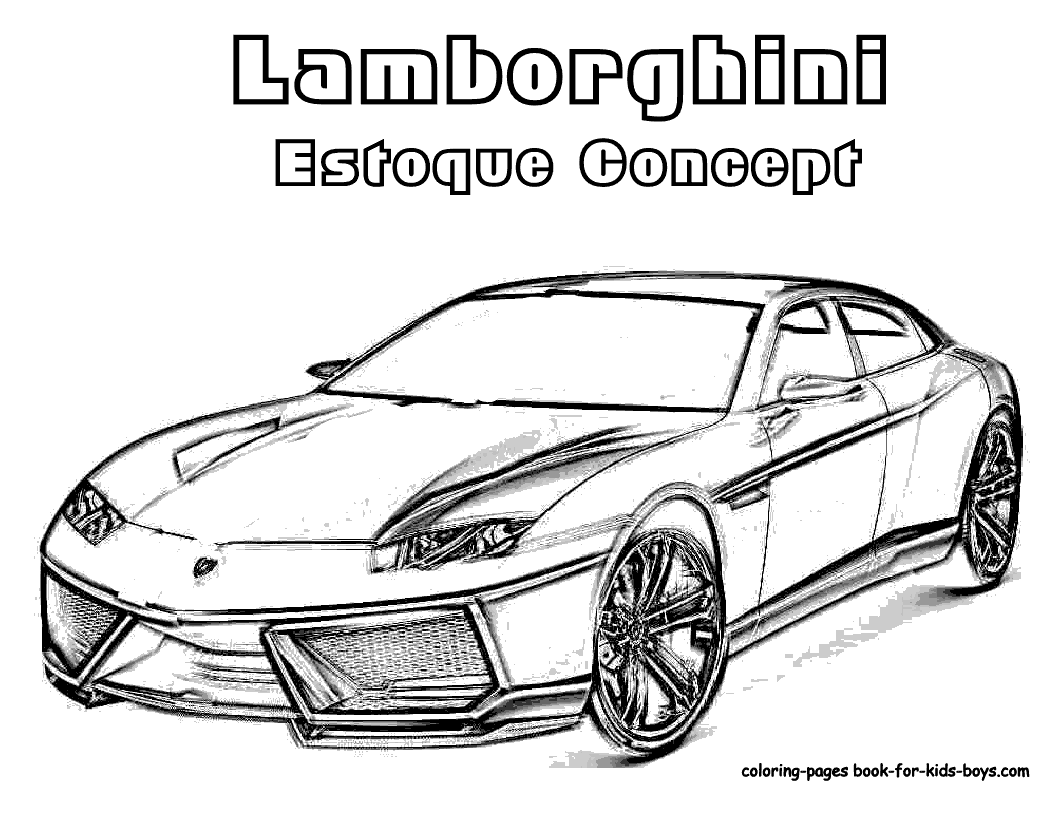 Coloring page: Sports car / Tuning (Transportation) #147013 - Free Printable Coloring Pages