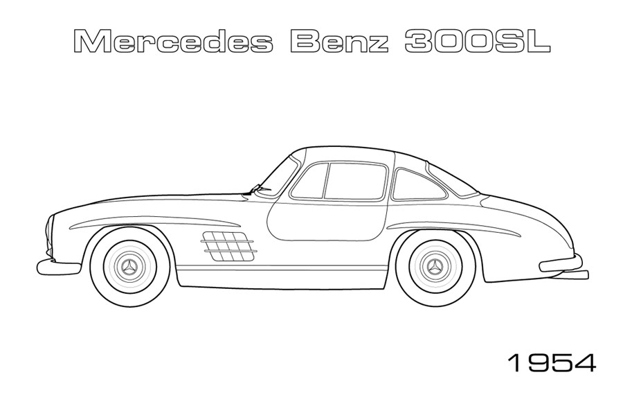 Coloring page: Sports car / Tuning (Transportation) #147039 - Free Printable Coloring Pages