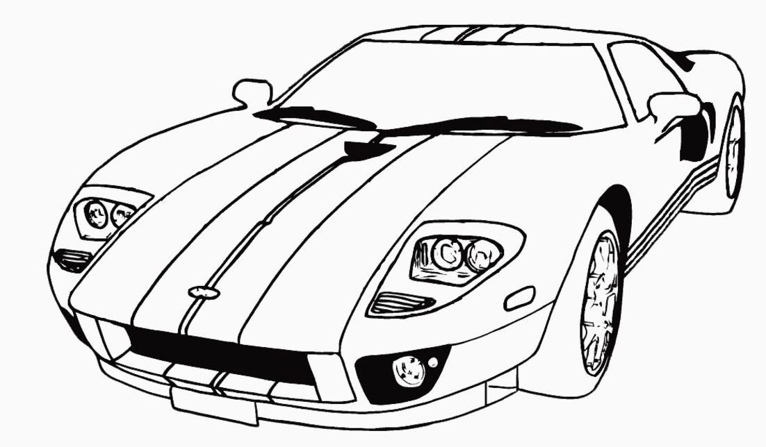 Coloring page: Sports car / Tuning (Transportation) #147044 - Free Printable Coloring Pages