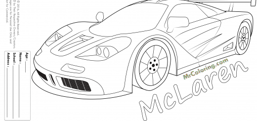Coloring page: Sports car / Tuning (Transportation) #147055 - Free Printable Coloring Pages