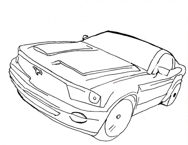 Coloring page: Sports car / Tuning (Transportation) #147074 - Free Printable Coloring Pages