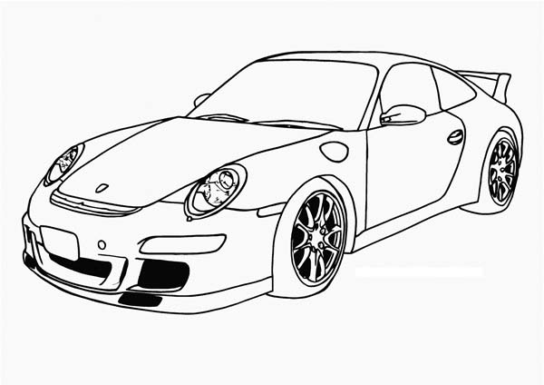Coloring page: Sports car / Tuning (Transportation) #147132 - Free Printable Coloring Pages