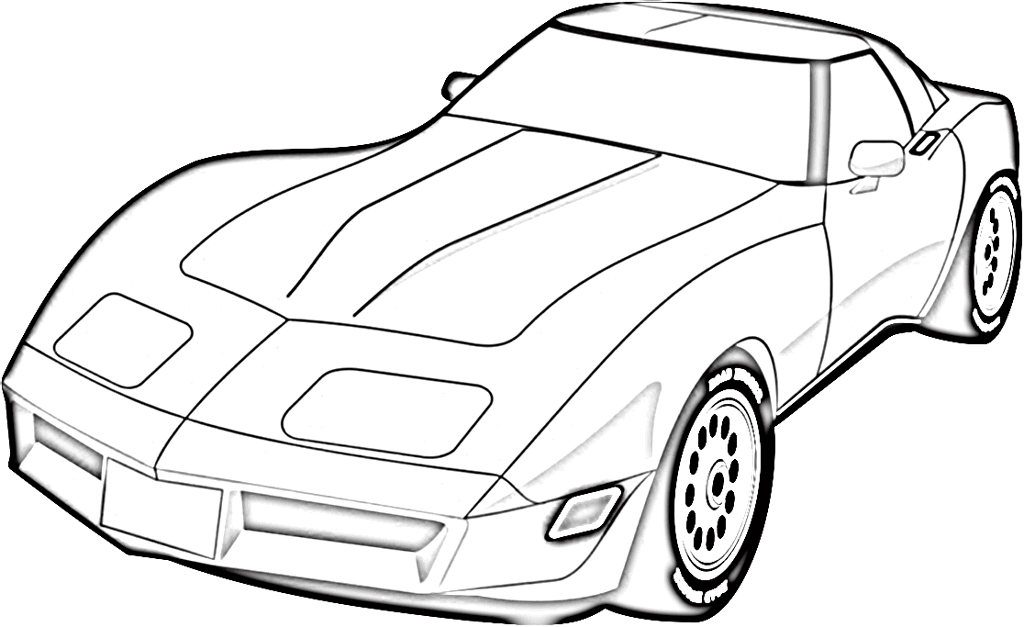Coloring page: Sports car / Tuning (Transportation) #147141 - Free Printable Coloring Pages