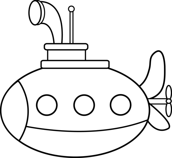Drawings Submarine (Transportation) – Printable coloring pages