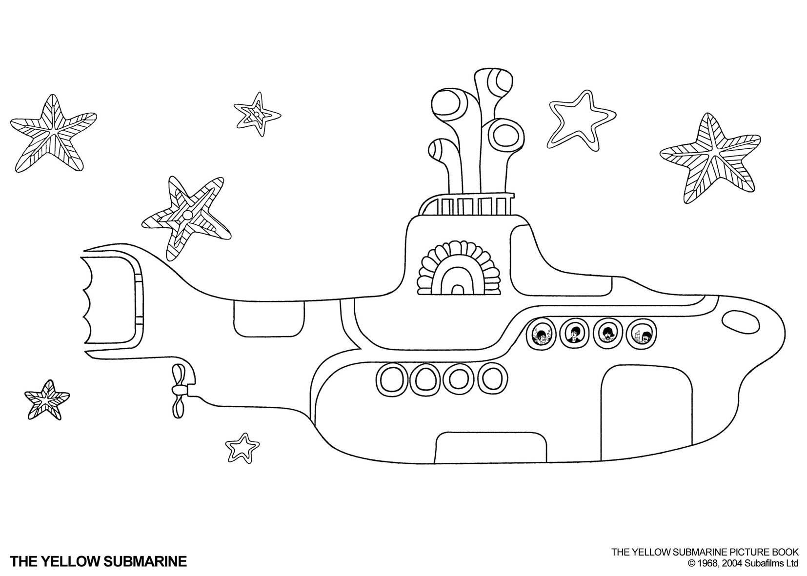 Coloring page: Submarine (Transportation) #137697 - Free Printable Coloring Pages
