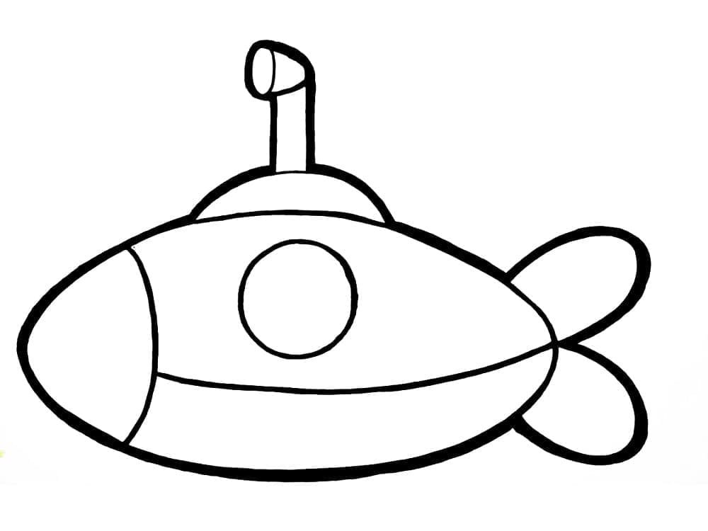 Free printable Submarine coloring page #206224 from Transportation collection