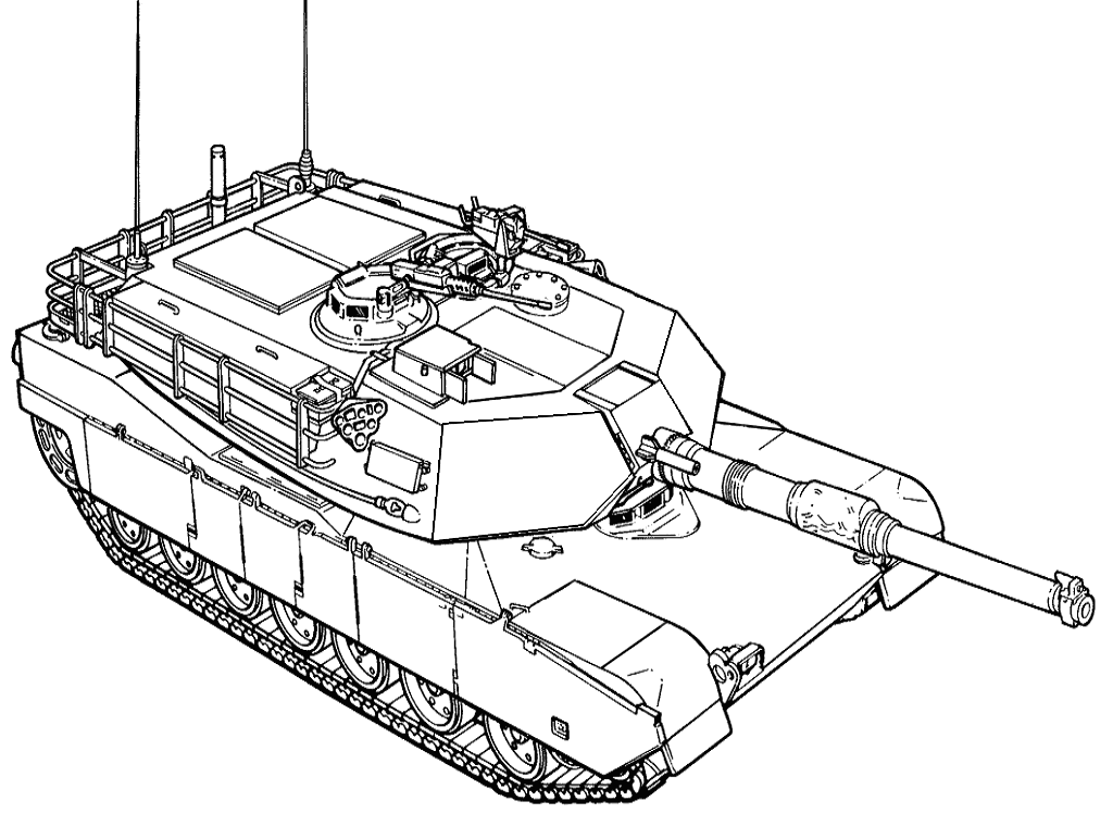 Drawing Tank #138002 (Transportation) – Printable coloring pages