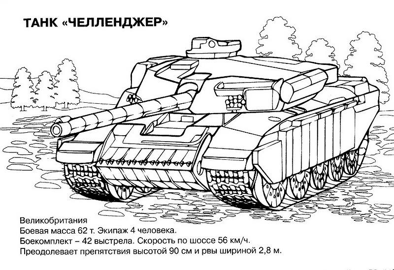 Coloring page: Tank (Transportation) #138028 - Free Printable Coloring Pages