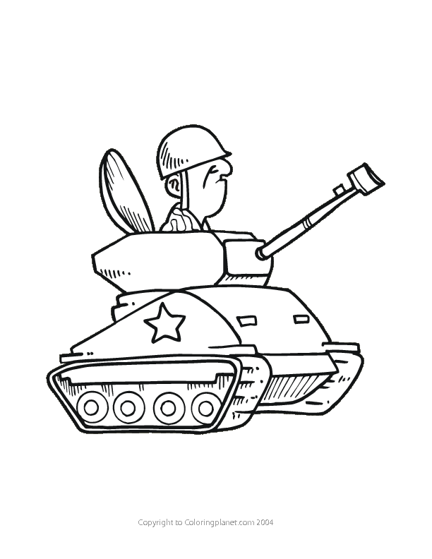 Coloring page: Tank (Transportation) #138039 - Free Printable Coloring Pages