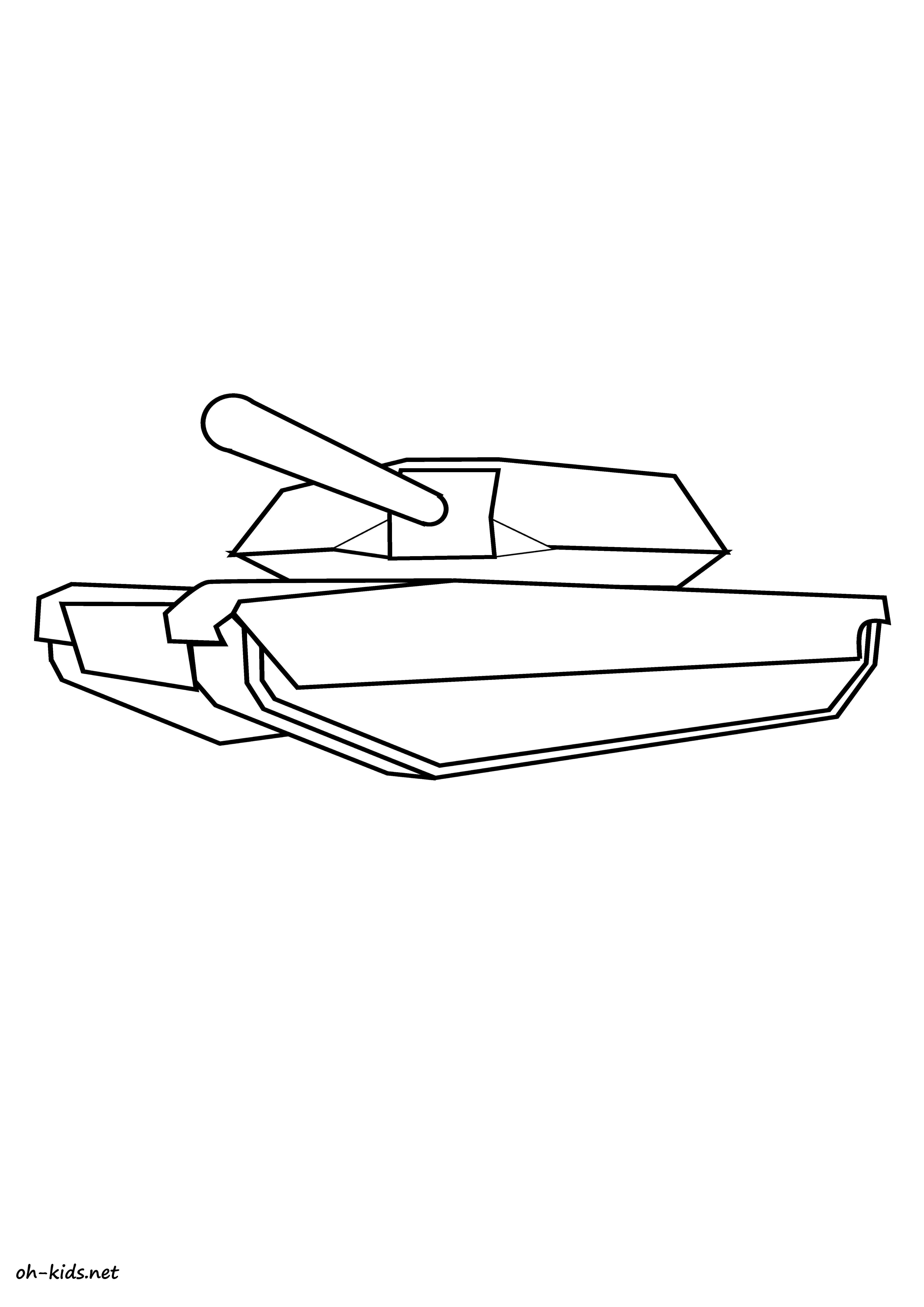 Coloring page: Tank (Transportation) #138042 - Free Printable Coloring Pages