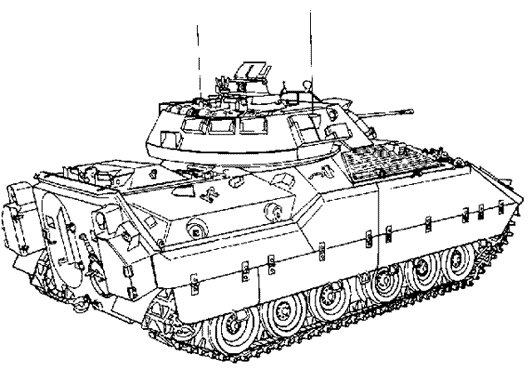Coloring page: Tank (Transportation) #138146 - Free Printable Coloring Pages