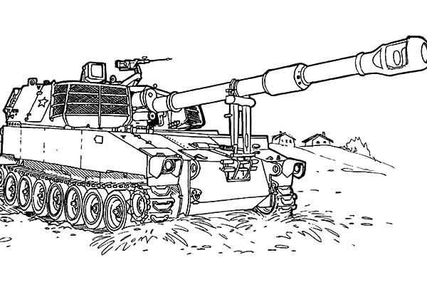 Coloring page Tank #138160 (Transportation) – Printable Coloring Pages