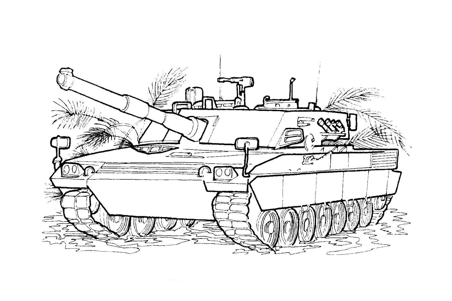 Free printable Tank coloring page #192643 from Transportation collection