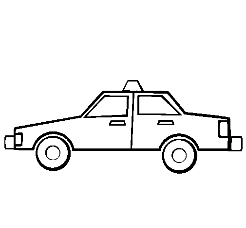 Coloring page: Taxi (Transportation) #137194 - Free Printable Coloring Pages