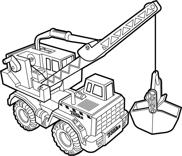 Coloring page: Tonka (Transportation) #144538 - Free Printable Coloring Pages