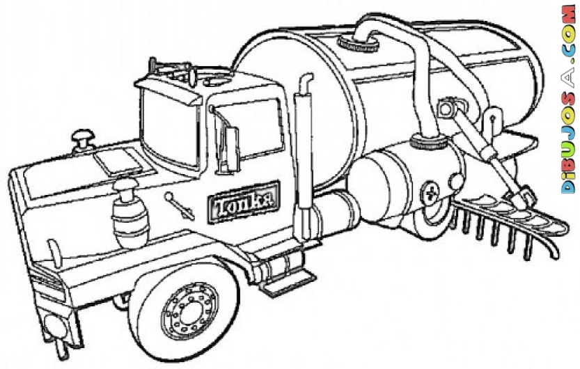 Coloring page: Tonka (Transportation) #144806 - Free Printable Coloring Pages