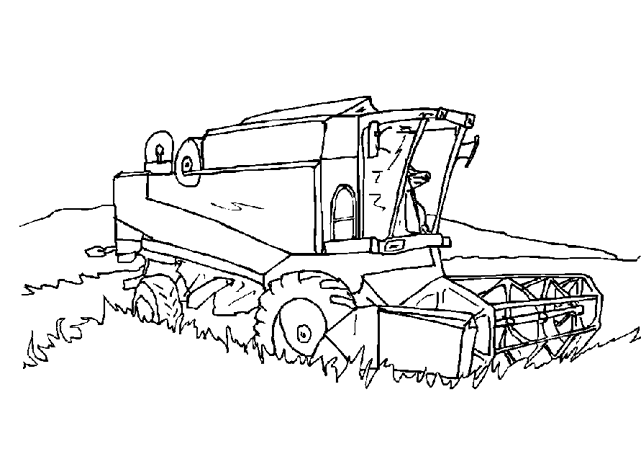 Coloring page: Tractor (Transportation) #141928 - Free Printable Coloring Pages