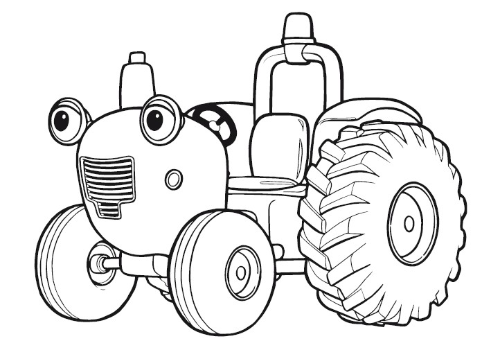 Coloring page: Tractor (Transportation) #141936 - Free Printable Coloring Pages