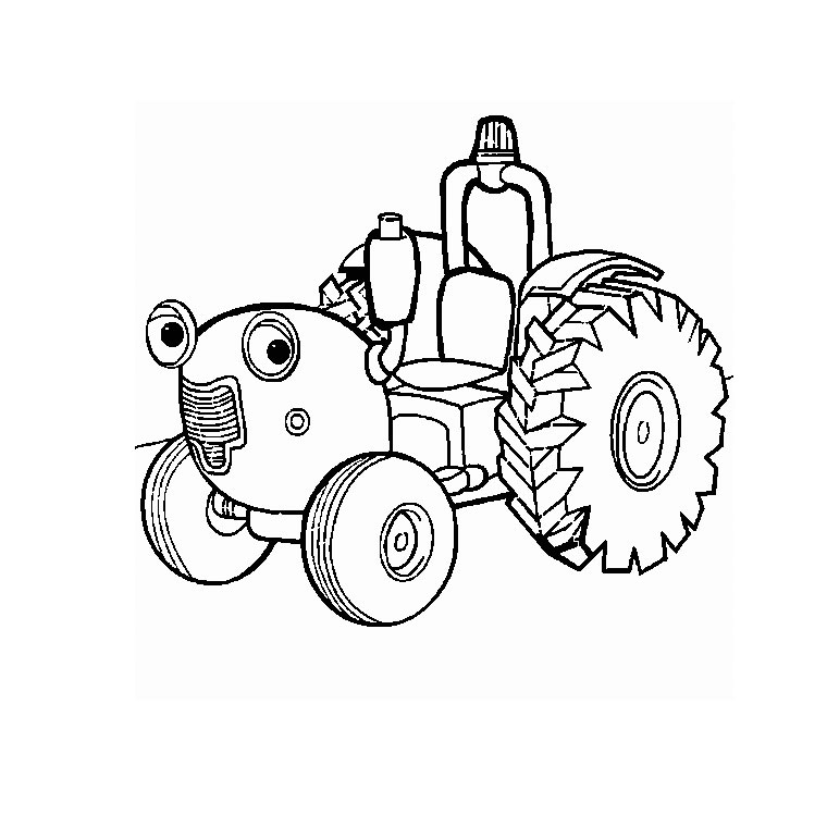 Coloring page: Tractor (Transportation) #141944 - Free Printable Coloring Pages