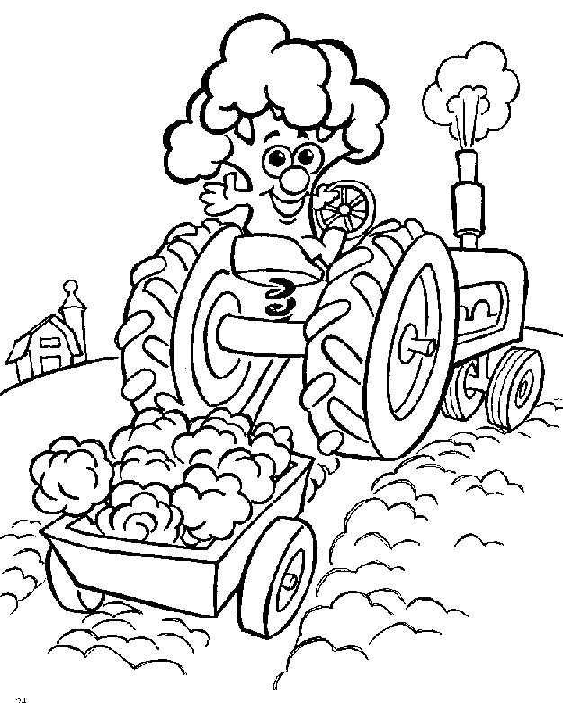 Download Tractor #16 (Transportation) - Printable coloring pages