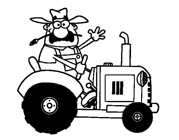 Coloring page: Tractor (Transportation) #141957 - Free Printable Coloring Pages