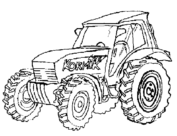 Coloring page: Tractor (Transportation) #141968 - Free Printable Coloring Pages