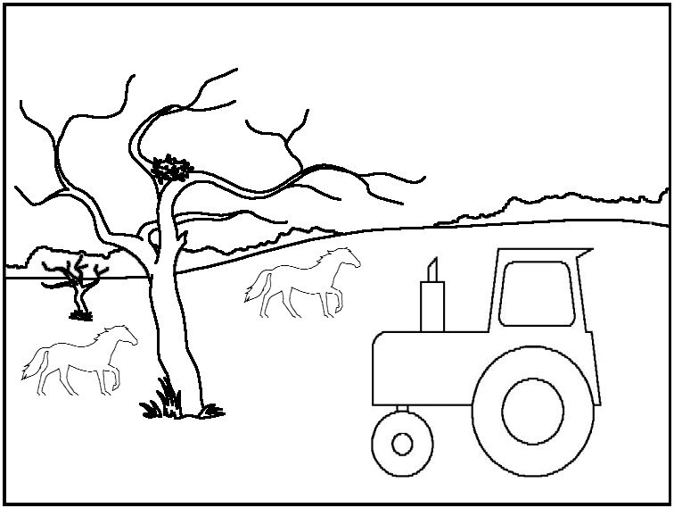 Coloring page: Tractor (Transportation) #141978 - Free Printable Coloring Pages