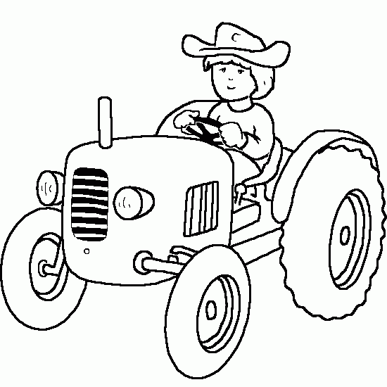 Coloring page: Tractor (Transportation) #141979 - Free Printable Coloring Pages