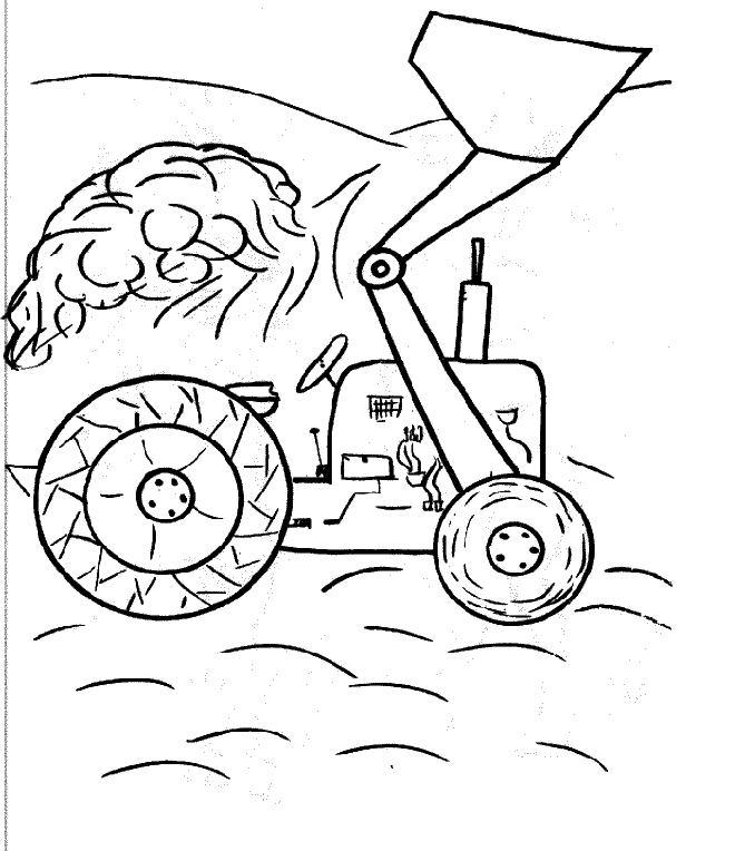 Coloring page Tractor #141991 (Transportation) – Printable Coloring Pages
