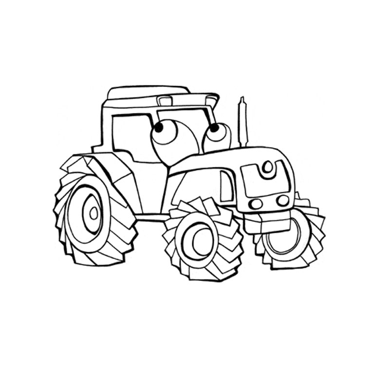 Coloring page: Tractor (Transportation) #142012 - Free Printable Coloring Pages