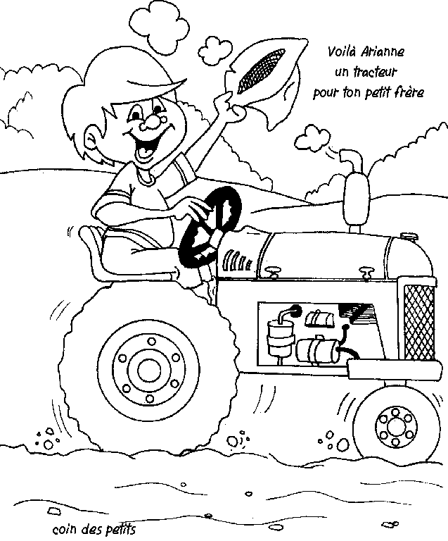 Coloring page: Tractor (Transportation) #142014 - Free Printable Coloring Pages