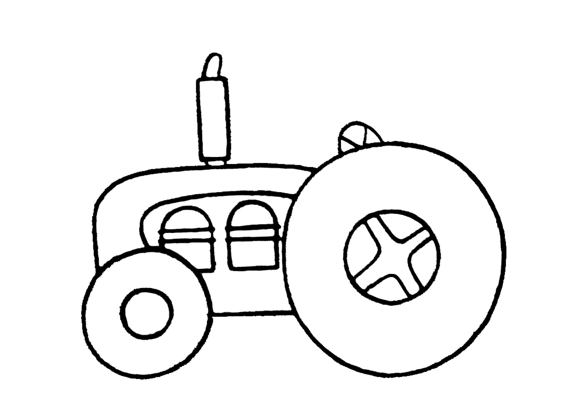 Coloring page: Tractor (Transportation) #142055 - Free Printable Coloring Pages