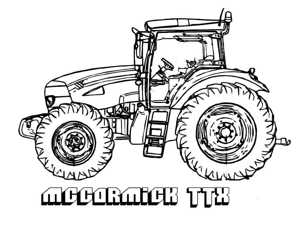 Free printable Tractor coloring page #172552 from Transportation collection