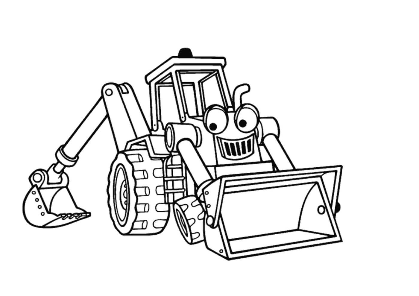 Free printable Tractor coloring page #172558 from Transportation collection