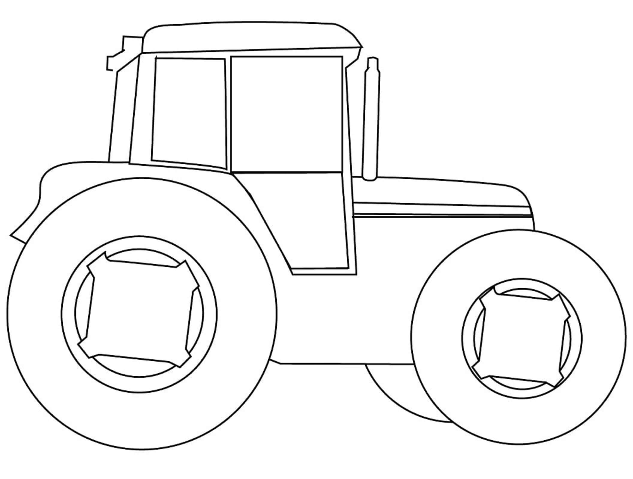 Free printable Tractor coloring page #172570 from Transportation collection